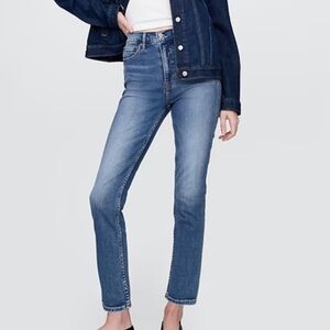 GAP Women’s High Rise Vintage Slim Denim Blue Jeans Size 8 Short